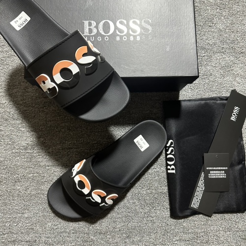 Replica Boss Slippers For Men #1221776 $45.00 USD for Wholesale