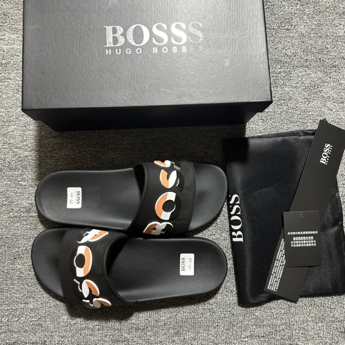 Replica Boss Slippers For Men #1221776 $45.00 USD for Wholesale