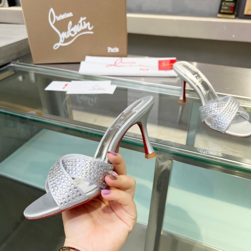 Replica Christian Louboutin CL Slippers For Women #1221779 $102.00 USD for Wholesale