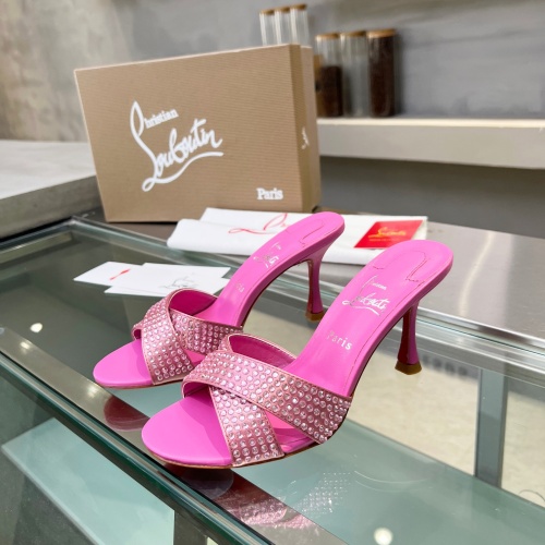 Wholesale Christian Louboutin CL Slippers For Women #1221780 $102.00 USD, Wholesale Quality Replica Christian Louboutin CL Slippers