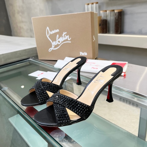 Wholesale Christian Louboutin CL Slippers For Women #1221781 $102.00 USD, Wholesale Quality Replica Christian Louboutin CL Slippers