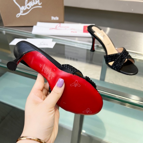 Replica Christian Louboutin CL Slippers For Women #1221781 $102.00 USD for Wholesale