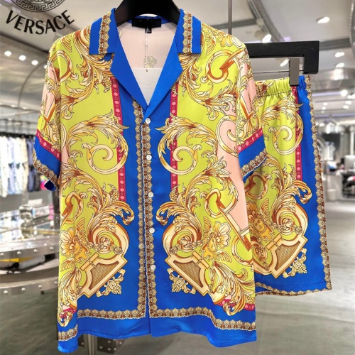 Wholesale Versace Tracksuits Short Sleeved For Men #1221790 $72.00 USD, Wholesale Quality Replica Versace Tracksuits