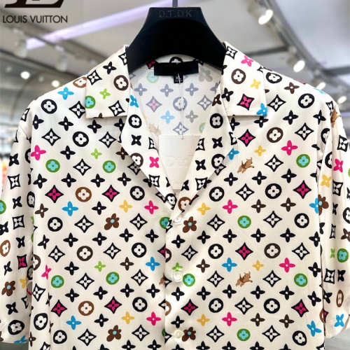 Replica Louis Vuitton LV Tracksuits Short Sleeved For Men #1221797 $72.00 USD for Wholesale