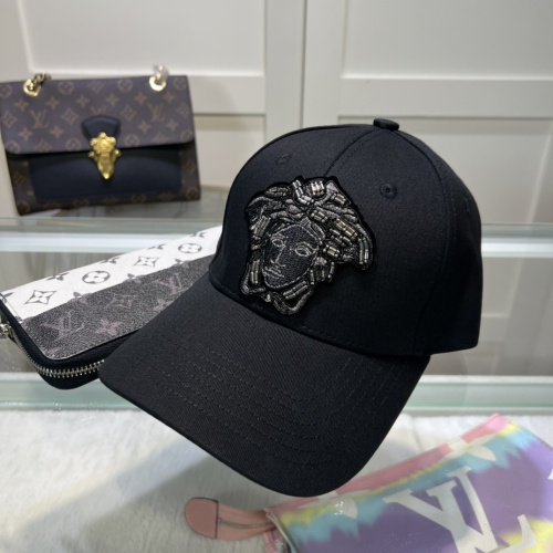 Wholesale Versace Caps #1221833 $25.00 USD, Wholesale Quality Replica Versace Caps