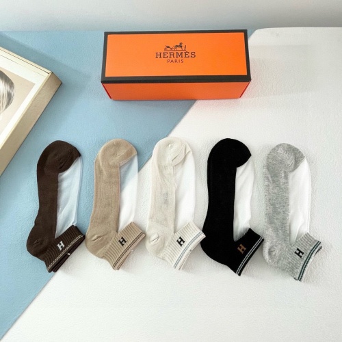 Replica Hermes Socks #1221955 $27.00 USD for Wholesale