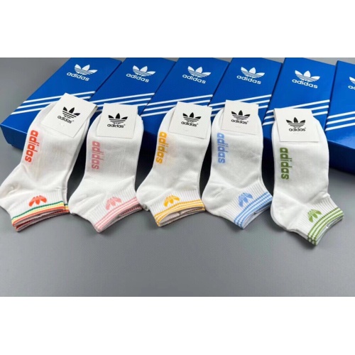 Replica Adidas Socks For Women #1222004 $27.00 USD for Wholesale