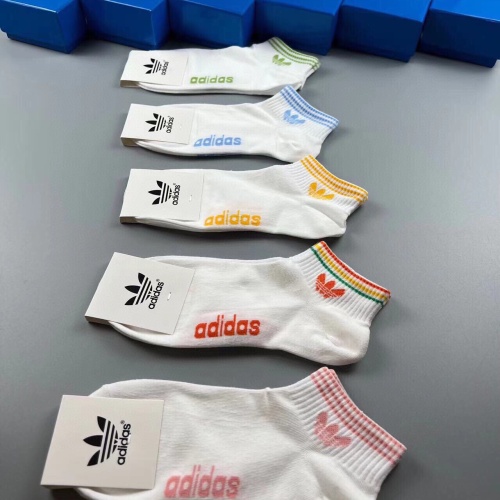 Replica Adidas Socks For Women #1222004 $27.00 USD for Wholesale