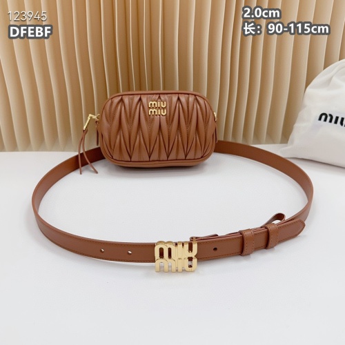 Replica MIU MIU AAA Quality Belts For Women #1222106 $98.00 USD for Wholesale