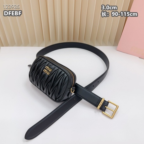 Replica MIU MIU AAA Quality Belts For Women #1222109 $98.00 USD for Wholesale