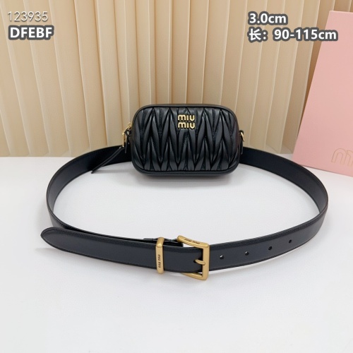 Replica MIU MIU AAA Quality Belts For Women #1222109 $98.00 USD for Wholesale