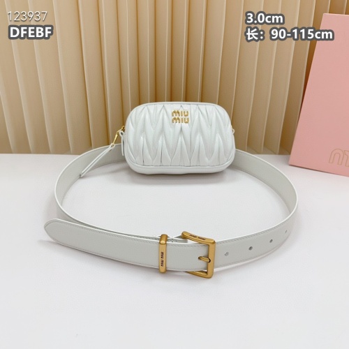 Replica MIU MIU AAA Quality Belts For Women #1222110 $98.00 USD for Wholesale