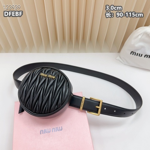 Replica MIU MIU AAA Quality Belts For Women #1222114 $98.00 USD for Wholesale