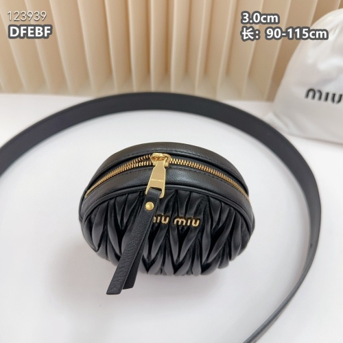 Replica MIU MIU AAA Quality Belts For Women #1222114 $98.00 USD for Wholesale