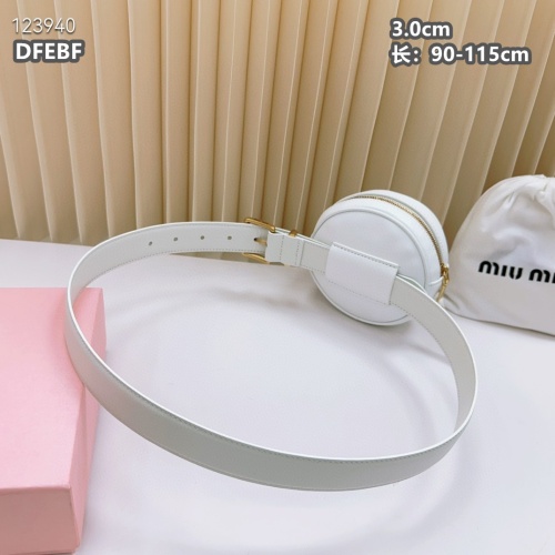 Replica MIU MIU AAA Quality Belts For Women #1222115 $98.00 USD for Wholesale