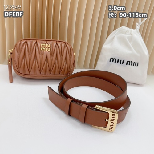 Replica MIU MIU AAA Quality Belts For Women #1222117 $98.00 USD for Wholesale