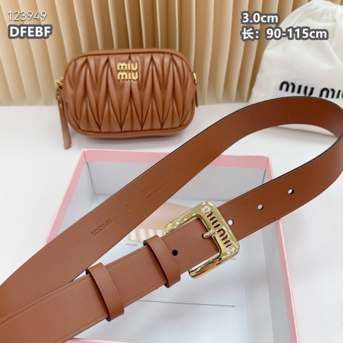 Replica MIU MIU AAA Quality Belts For Women #1222117 $98.00 USD for Wholesale