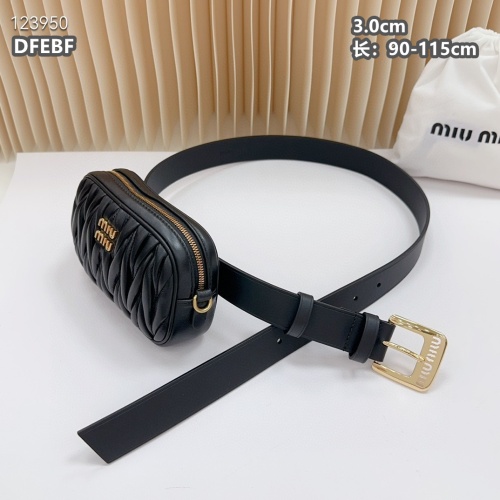 Replica MIU MIU AAA Quality Belts For Women #1222119 $98.00 USD for Wholesale