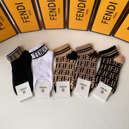 Wholesale Fendi Socks #1222148 $27.00 USD, Wholesale Quality Replica Fendi Socks