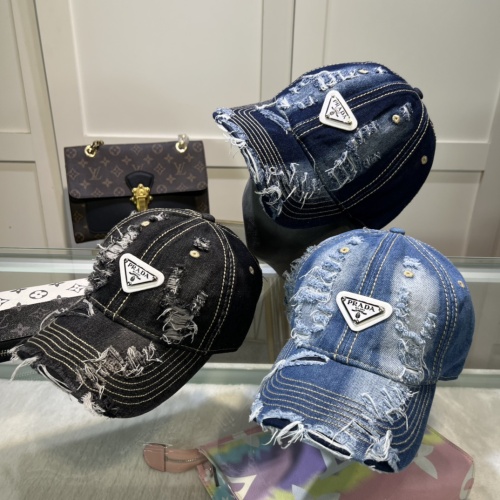 Replica Prada Caps #1222378 $25.00 USD for Wholesale