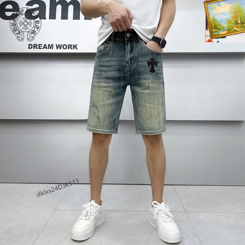 Wholesale Chrome Hearts Jeans For Men #1222431 $40.00 USD, Wholesale Quality Replica Chrome Hearts Jeans