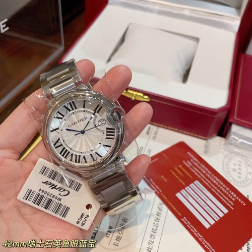 Wholesale Cartier AAA Quality Watches For Men #1222435 $145.00 USD, Wholesale Quality Replica Cartier AAA Quality Watches