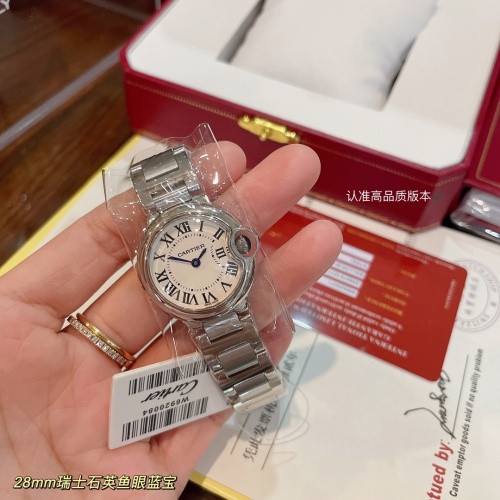 Wholesale Cartier AAA Quality Watches For Women #1222442 $128.00 USD, Wholesale Quality Replica Cartier AAA Quality Watches