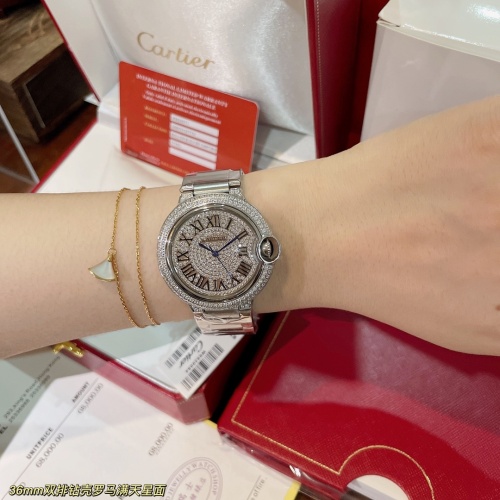 Replica Cartier AAA Quality Watches For Women #1222446 $145.00 USD for Wholesale