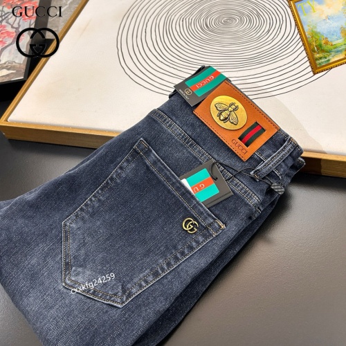 Wholesale Gucci Jeans For Men #1222447 $48.00 USD, Wholesale Quality Replica Gucci Jeans