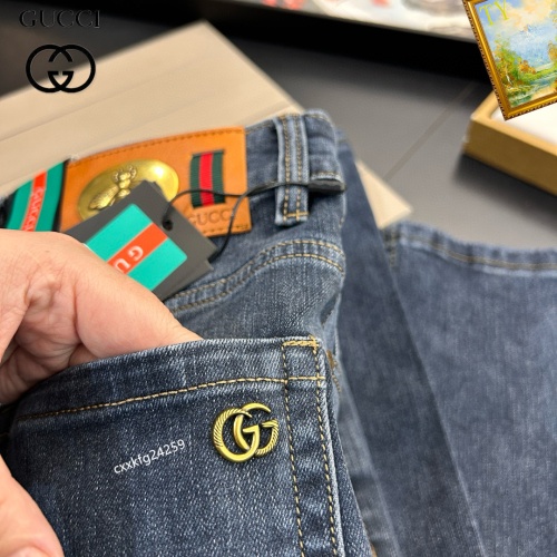 Replica Gucci Jeans For Men #1222447 $48.00 USD for Wholesale