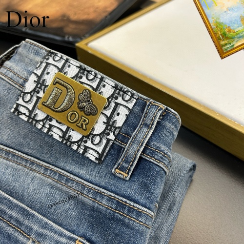 Replica Christian Dior Jeans For Men #1222462 $48.00 USD for Wholesale