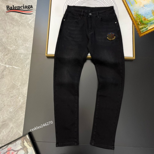 Replica Balenciaga Jeans For Men #1222465 $48.00 USD for Wholesale