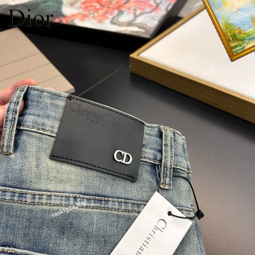 Replica Christian Dior Jeans For Men #1222476 $48.00 USD for Wholesale