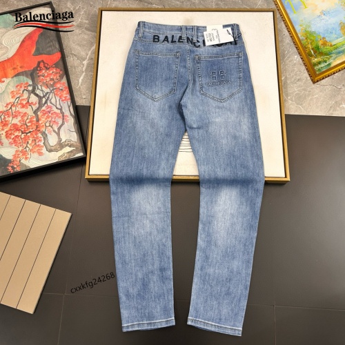 Replica Balenciaga Jeans For Men #1222496 $48.00 USD for Wholesale