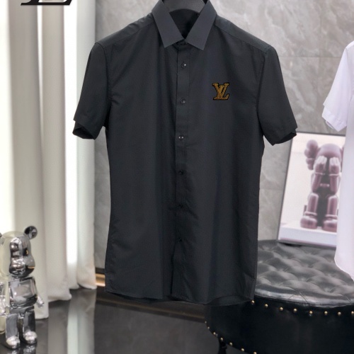 Wholesale Louis Vuitton LV Shirts Short Sleeved For Men #1222502 $38.00 USD, Wholesale Quality Replica Louis Vuitton LV Shirts