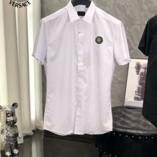 Wholesale Versace Shirts Short Sleeved For Men #1222509 $38.00 USD, Wholesale Quality Replica Versace Shirts