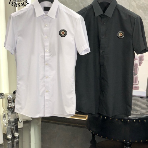 Replica Versace Shirts Short Sleeved For Men #1222510 $38.00 USD for Wholesale