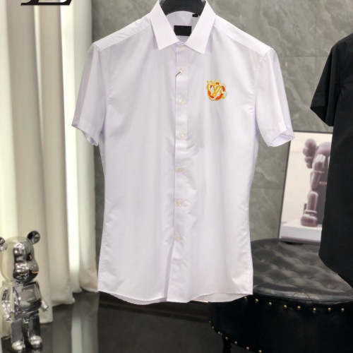 Wholesale Louis Vuitton LV Shirts Short Sleeved For Men #1222513 $38.00 USD, Wholesale Quality Replica Louis Vuitton LV Shirts