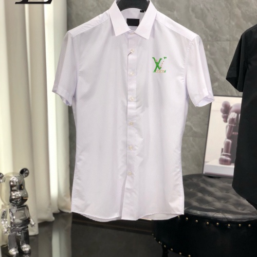 Wholesale Louis Vuitton LV Shirts Short Sleeved For Men #1222515 $38.00 USD, Wholesale Quality Replica Louis Vuitton LV Shirts