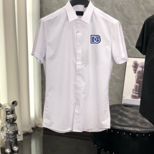 Wholesale Dolce &amp; Gabbana D&amp;G Shirts Short Sleeved For Men #1222521 $38.00 USD, Wholesale Quality Replica Dolce &amp; Gabbana D&amp;G Shirts