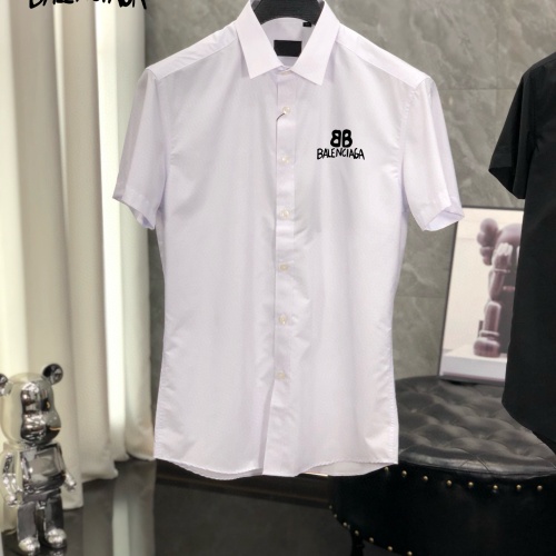 Wholesale Balenciaga Shirts Short Sleeved For Men #1222523 $38.00 USD, Wholesale Quality Replica Balenciaga Shirts