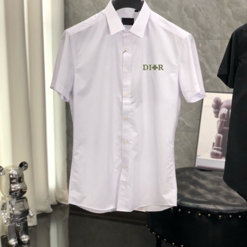 Wholesale Christian Dior Shirts Short Sleeved For Men #1222529 $38.00 USD, Wholesale Quality Replica Christian Dior Shirts