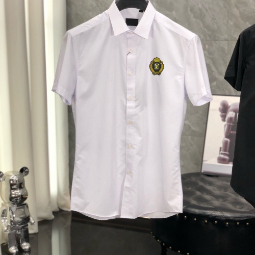 Wholesale Louis Vuitton LV Shirts Short Sleeved For Men #1222536 $38.00 USD, Wholesale Quality Replica Louis Vuitton LV Shirts