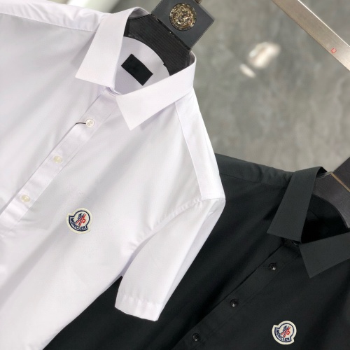 Replica Moncler Shirts Short Sleeved For Men #1222540 $38.00 USD for Wholesale