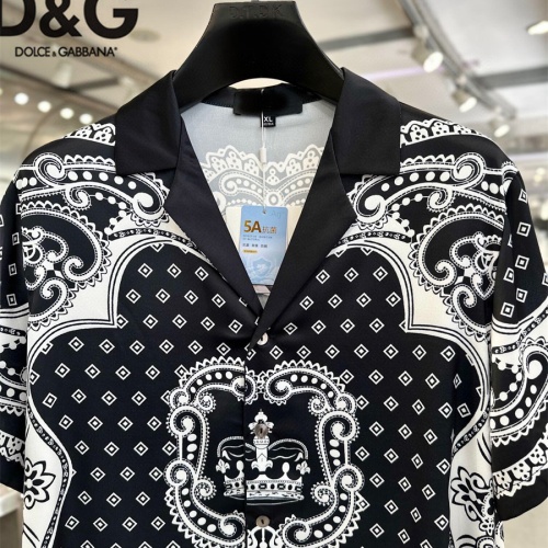 Replica Dolce & Gabbana D&G Tracksuits Short Sleeved For Men #1222545 $72.00 USD for Wholesale