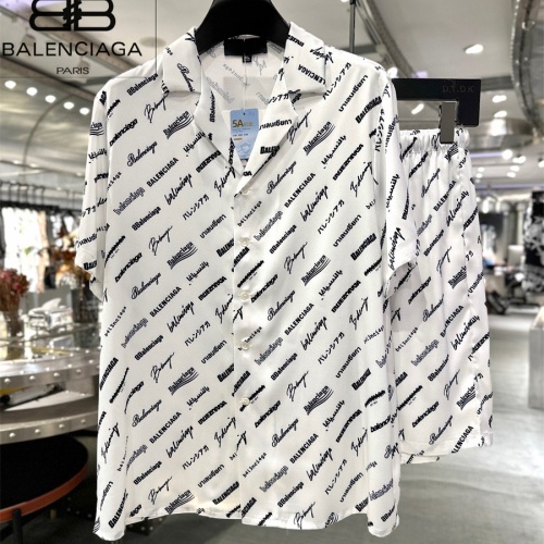 Wholesale Balenciaga Fashion Tracksuits Short Sleeved For Men #1222557 $72.00 USD, Wholesale Quality Replica Balenciaga Fashion Tracksuits