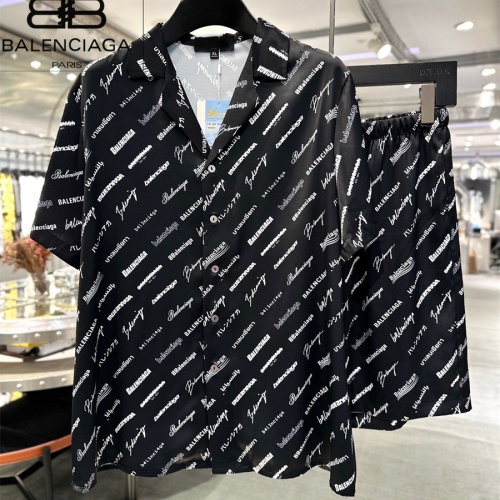 Wholesale Balenciaga Fashion Tracksuits Short Sleeved For Men #1222579 $72.00 USD, Wholesale Quality Replica Balenciaga Fashion Tracksuits