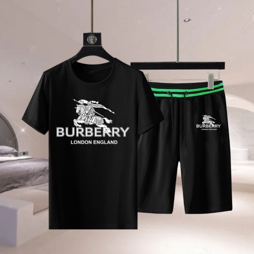 Wholesale Burberry Tracksuits Short Sleeved For Men #1222593 $68.00 USD, Wholesale Quality Replica Burberry Tracksuits