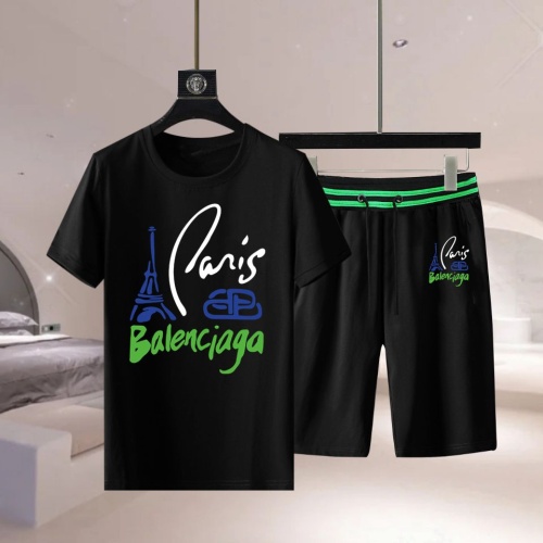 Wholesale Balenciaga Fashion Tracksuits Short Sleeved For Men #1222598 $68.00 USD, Wholesale Quality Replica Balenciaga Fashion Tracksuits