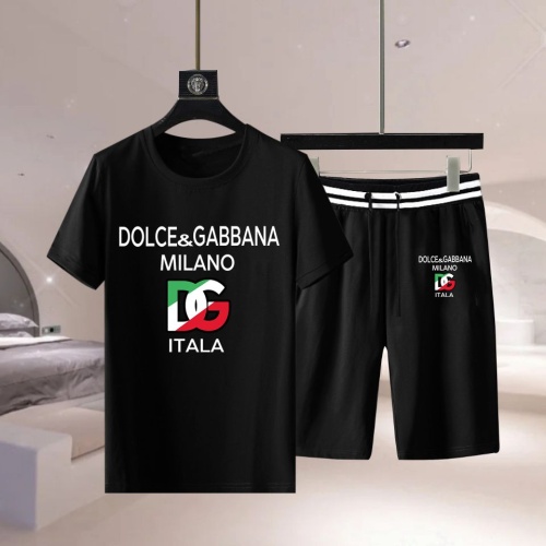 Wholesale Dolce &amp; Gabbana D&amp;G Tracksuits Short Sleeved For Men #1222618 $68.00 USD, Wholesale Quality Replica Dolce &amp; Gabbana D&amp;G Tracksuits